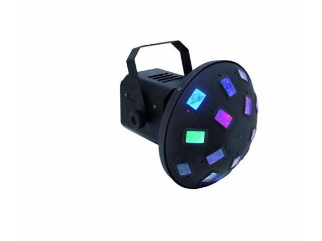 Svetelná LED RGB SHOW STAGE - efekty zelená+červená+modrá LED 3x3W na zapožičanie