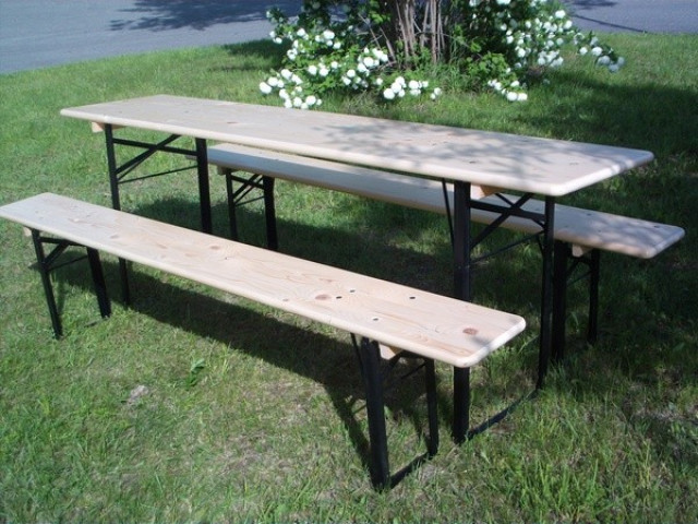 Pivný set - mobilné párty posedenie skladacie 180 cm, NA VYPOŽIČANIE