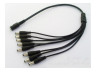 CCTV-SPLITTER napájacia rozbočka 1/8 pre napájanie CCTV kamier, rozbočovač