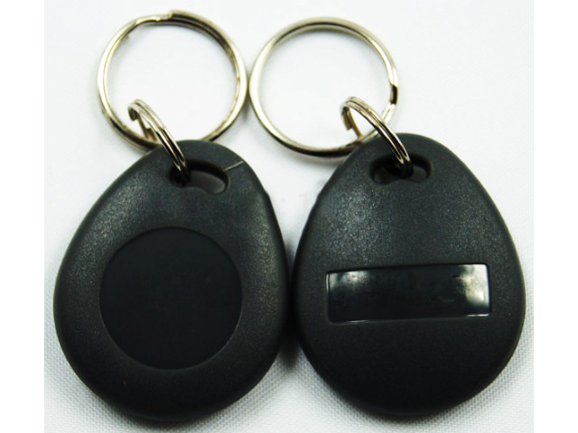 Odolný čierny RFID prívesok EM 125kHz, EM4100/TK4100