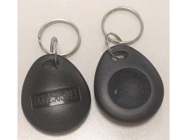 Odolný čierny RFID prívesok EM 125kHz, EM4100/TK4100 | SEBURY TAG8