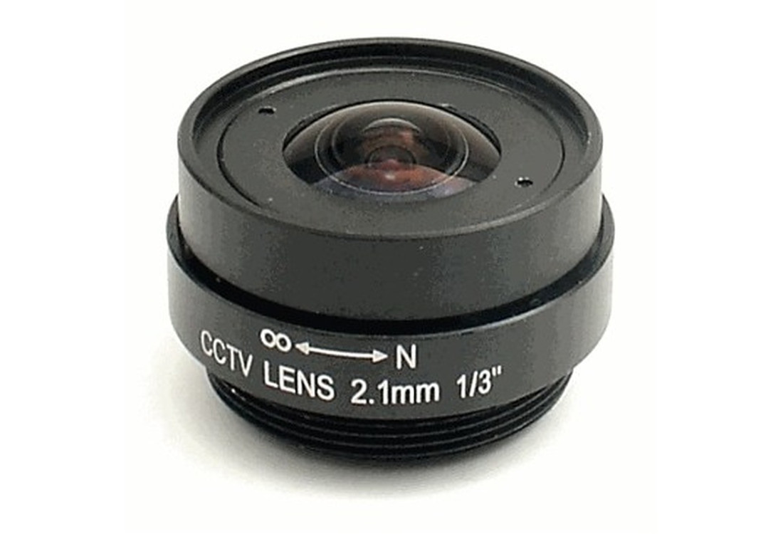 2,1 mm CS vymeniteľná šošovka pre kamery