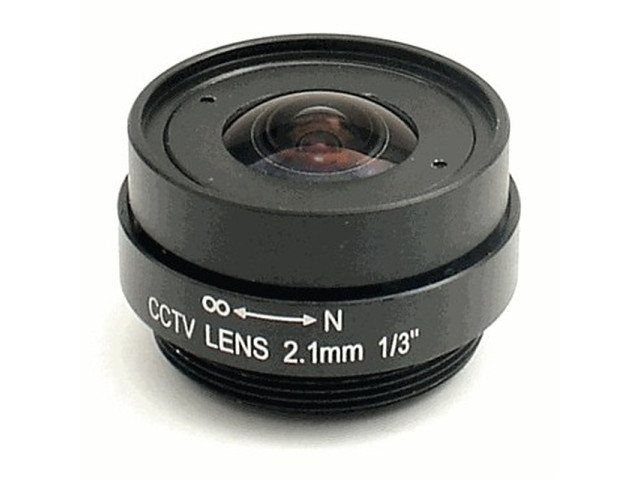 2,1 mm CS vymeniteľná šošovka pre kamery