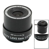 Šošovka 6 mm 1/3" F1,2 pre kamery s CS závitom, vymeniteľná šošovka, AKCIA