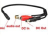 Mikrofón pre bezpečnostné DVR/NVR s predzosilňovačom CCTV/AHD/CVI kamery MIC1