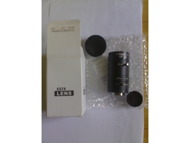 Objektív - CS šošovka asférická varifocal 6.0-60 mm s manuálnou clonou pre CCTV s CS závitom