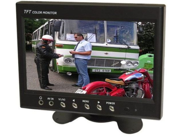 LCD color monitor TFT 7" CL-7016, 800x480 pix., zobrazenie CCTV