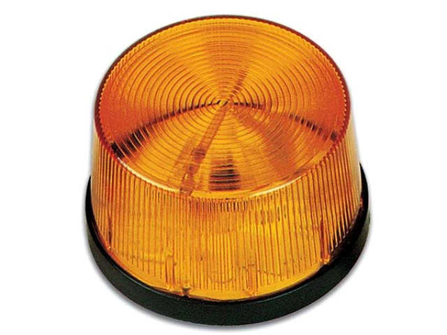 Oranžová drôtová strobo LED siréna k GSM alarmu SESAME LM105