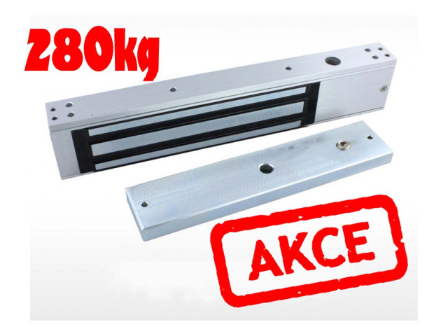 Magnetický zámok 280kg s LED, 12-24V | SEBURY BEL-004