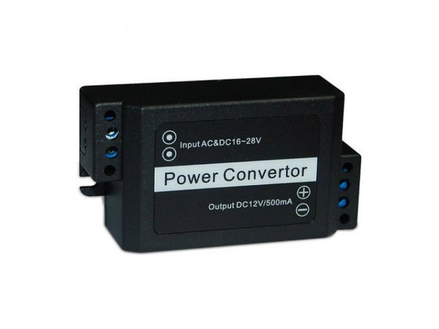 Napájací konvertor Sebury BPS-02, AC/DC 16-28 V na 12 V / 500 mA