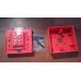 Červené vonkajšie tlačidlo - krabička pre požiarny poplach ALF-EB03