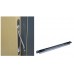 Ochranná kovová hadica pre káble na rám dverí (DL-38)