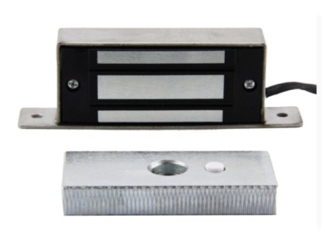 Bočný elektromagnetický zámok SEBURY SM-60L, 60kg, DC 12/24V