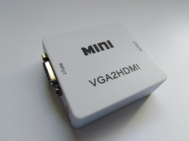 Mini VGA to HDMI konvertor - prevodník VGA do HDMI (VGA2HDMI)