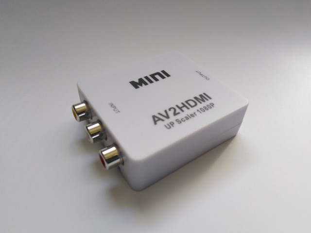 Mini AV (analóg) to HDMI konvertor - prevodník AV na HDMI (AV2HDMI)