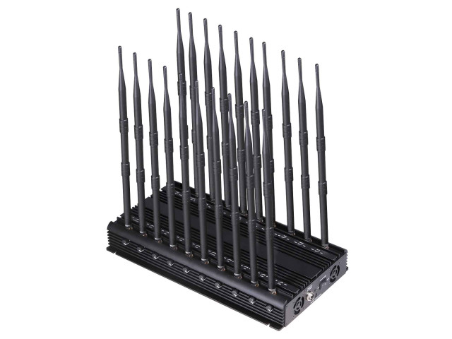 20 antén, JYT-2000  GSM 900/1800, GSM 3G, WIFI,Bluetooth 2.4GHz, GPS, 4G LTE EU, 3,5G, 3,7G, 4G, 5G Wimax EU, Lojack, GPS, 433MHz, 868MHz, 315MHz, total 52W