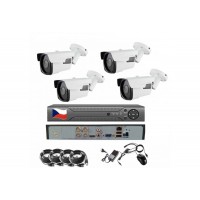 8CH 8MPx AHD 4K CCTV kamerový set ZONEWAY VR4B - DVR s LAN a 4xbullet