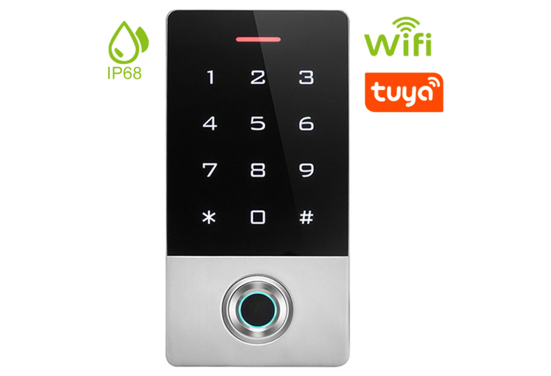 Biometrická WIFI prístupová autonómna čítačka s klávesnicou | ZONEWAY TF1W-TUYA