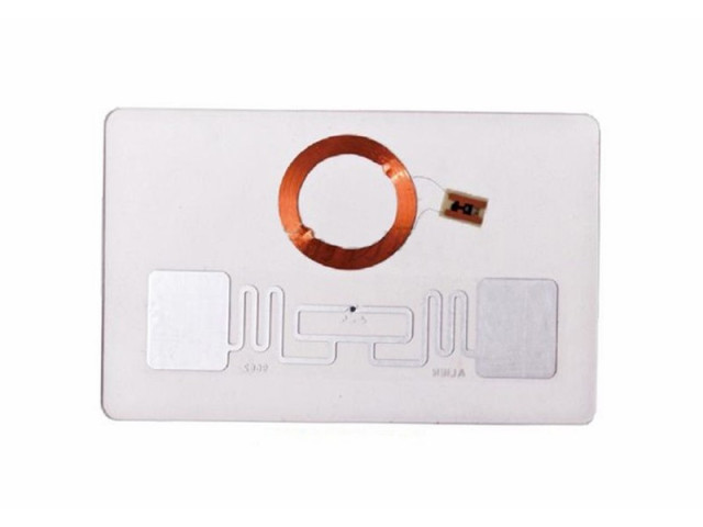 Hybridná RFID karta EM 125kHz + UHF 915–925MHz