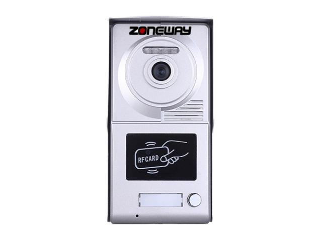 ZONEWAY ZW-702-1D - RFID prístupový systém / video zvonček tablo