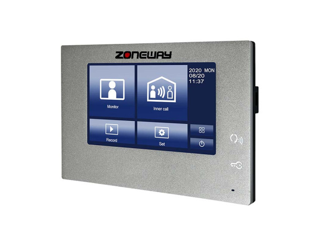 ZONEWAY ZW-772M monitor 7" s dotykovým displejom, videozvonček