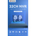 32CH AI IP NVR 12MPx sieťový rekordér s IVA | ZONEWAY NVR3632