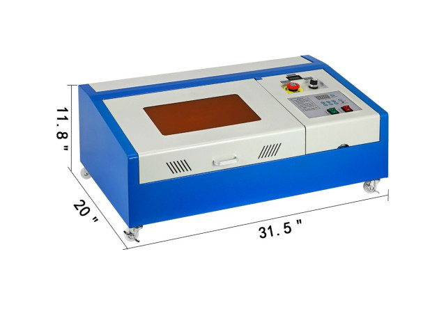 40W CO₂ laserová gravírovačka 300 × 200 mm – poškodené šasi | ZONEWAY