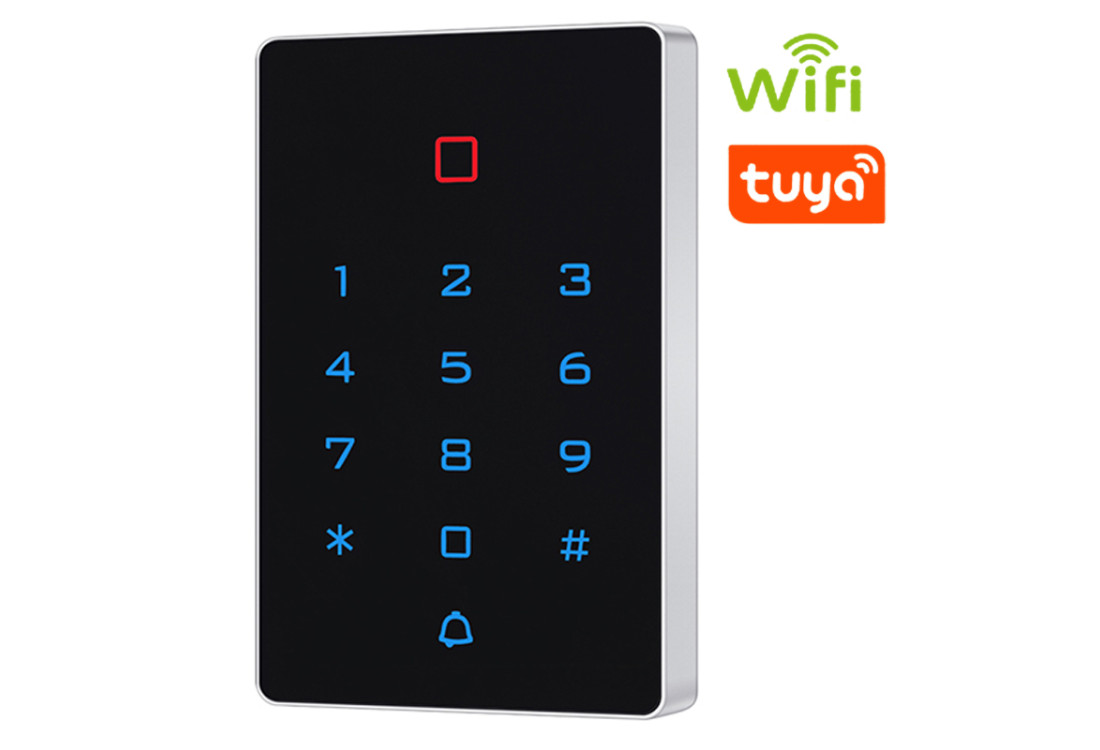 Vodotesná dotyková klávesnica s čítačkou RFID, TUYA | ZONEWAY T12EM-W-WIFI-2