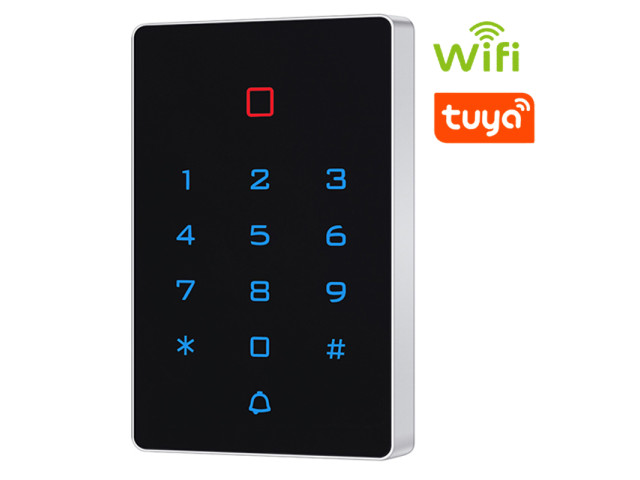 Vodotesná dotyková klávesnica s čítačkou RFID, TUYA | ZONEWAY T12EM-W-WIFI-2