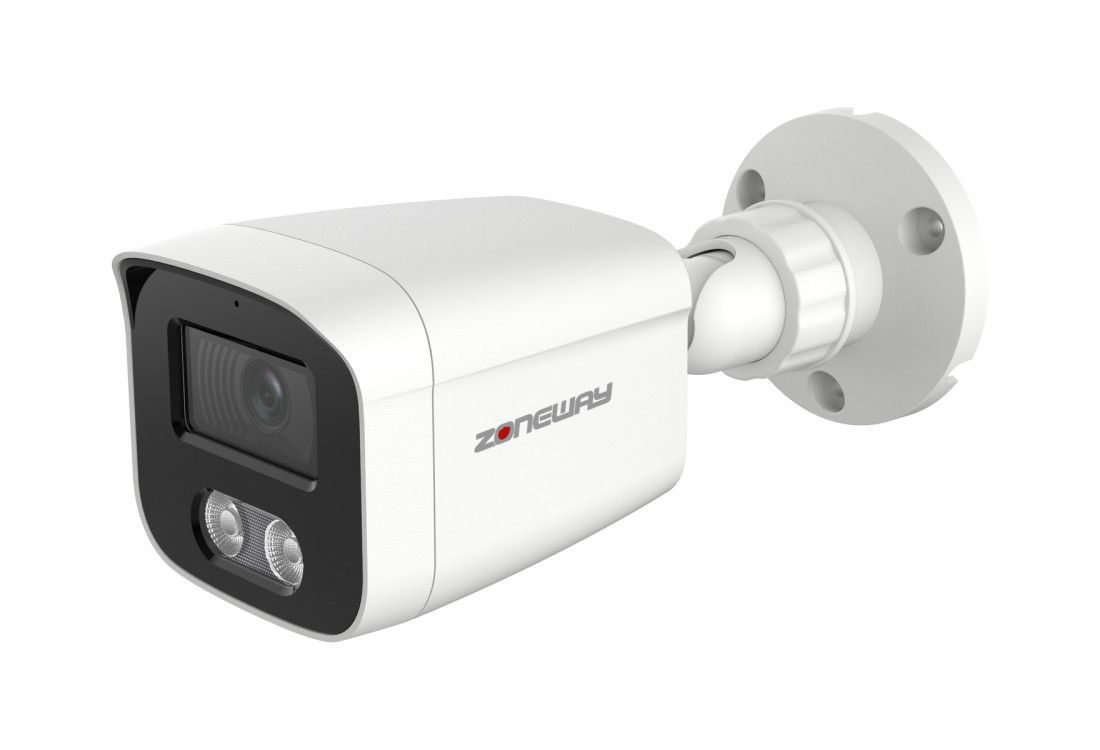 5MPx IP POE vonkajšia kamera COLORVU, MIC, IR+WARM light | ZONEWAY NC865+