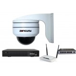 5MPx PTZ kamerový IP POE set Zoneway - 1x MINI PTZ NVR 3016, router, POE switch 4 + 1 | ZONEWAY MPTZ1-3016