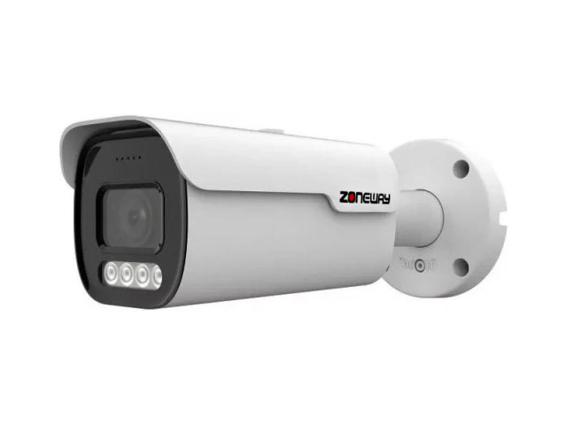 8MPx IP POE bullet kamera COLORVU AI IVA 4K H265 STARVIS IP IVA k, 5x ZOOM | ZONEWAY NC988