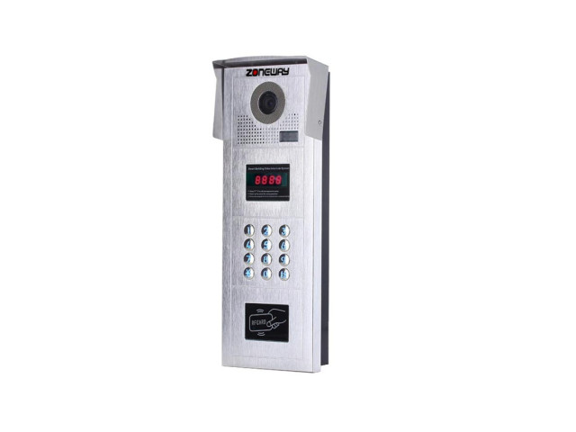 RFID prístupový systém/videozvonček - bytové tablo ZONEWAY ZW-618-D