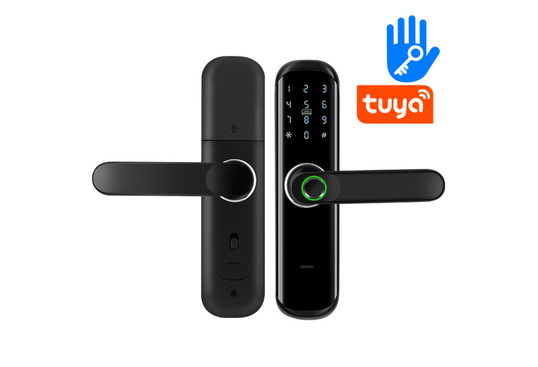 Inteligentný biometrický zámok Tuya  MIFARE  s kľučkou | ZONEWAY iLock01
