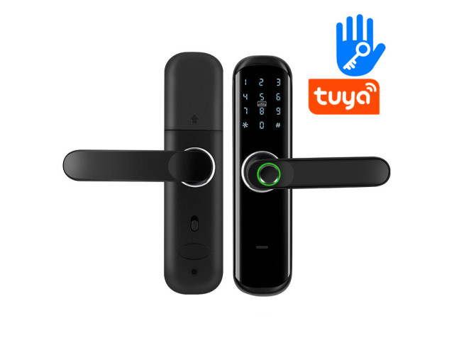 Inteligentný biometrický zámok Tuya  MIFARE  s kľučkou | ZONEWAY iLock01