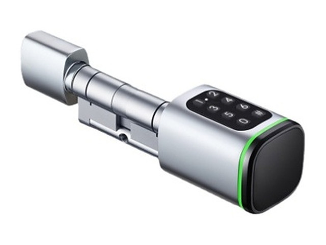 Inteligentná dverová vložka s RFID, PIN a TUYA | ZONEWAY S1K strieborná