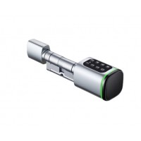 Inteligentný dverový vložka/zámok s RFID, PIN a TUYA | Zoneway S1K strieborný