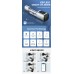 Inteligentný dverový vložka/zámok s RFID, PIN a TUYA | Zoneway S1K strieborný