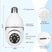 3MPx WiFi vnútorná panoramatická bulb kamera s interkomom | HICO HFIF16M20