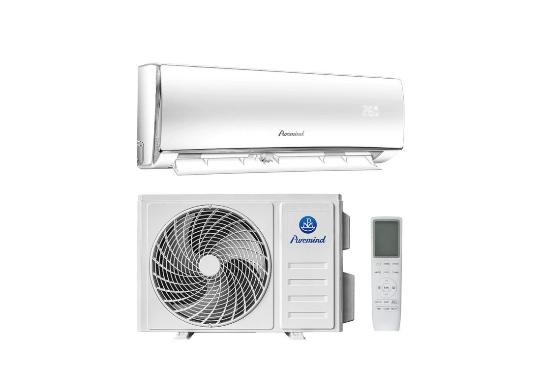 Klimatizácia Tepelné čerpadlo/invertor, Kúrenie/Chladenie 2.5kW, 9000BTU | PUREMIND PTW09A1