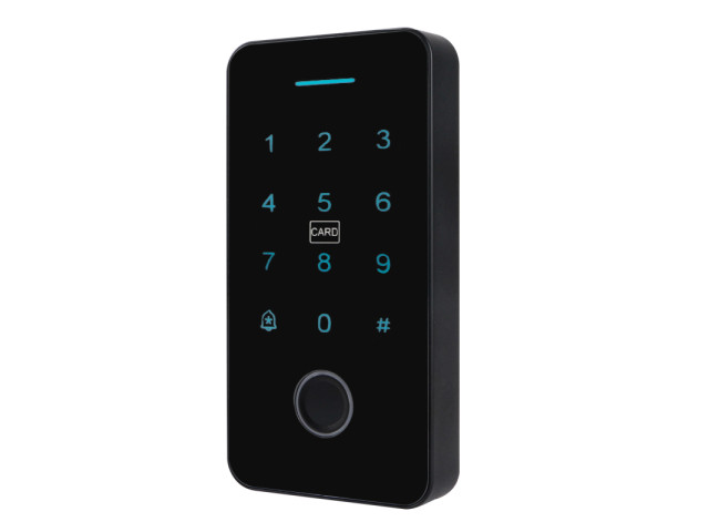 Inteligentná WIFI klávesnica TUYA s biometriou a čítačkou RFID | ZONEWAY F100