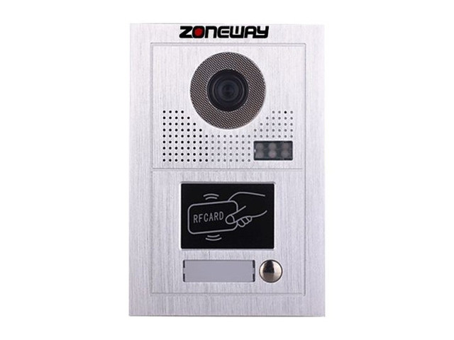RFID prístupový systém/video zvonček - bytové tablo | ZONEWAY ZW-619-1D