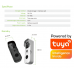 Tuya WiFi videozvonček s detekciou pohybu a nočným videním | Zoneway T30 Black Tuya WiFi videozvonček s detekciou pohybu a nočným videním | Zoneway T30 Black