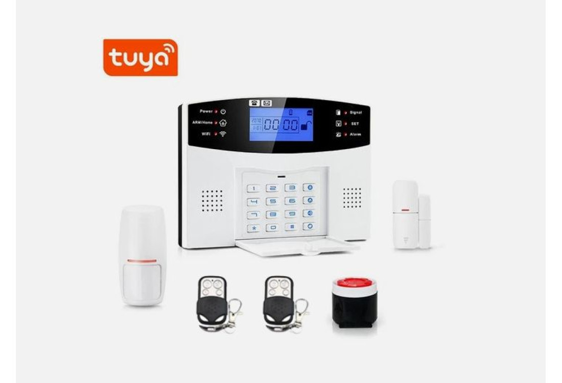 Inteligentný alarmový systém Tuya Smart GSM/WiFi/4G | ZONEWAY-TW12