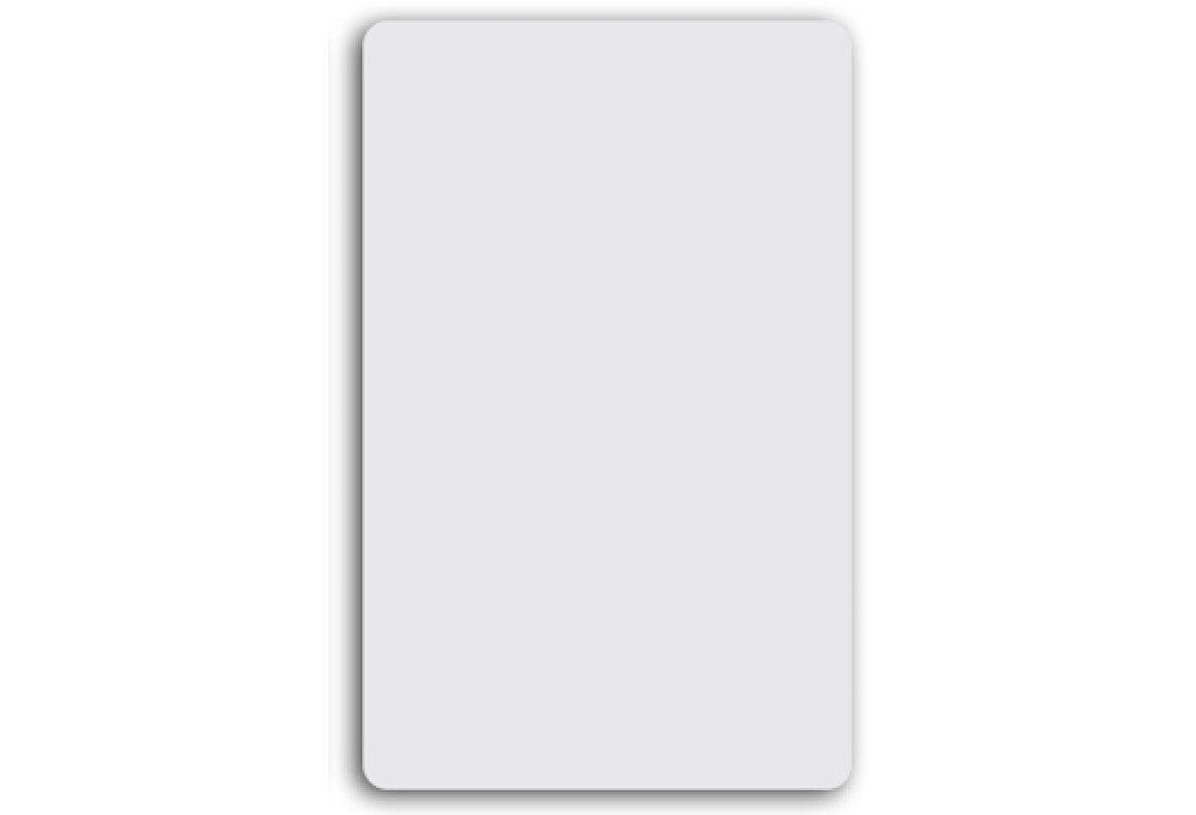 Biela RFID karta MIFARE DESFire EV3 4K 13,56MHz | SEBURY D43