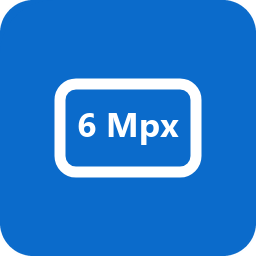 Rozlíšenie 6 Mpx